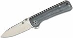QSP Knife QS131-J Hawk Black vreckový nôž 8,2 cm, čierna, Micarta