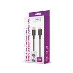 GSM106099 SETTY cable USB-C - Lightning 1,0 m 3A black