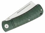 QSP Knife QS142-A Hedgehog Green vreckový nôž 7,3 cm, zelená, Micarta