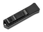 Böker Plus 01BO972 Micro USB OTF Tanto automatický nôž 4 cm, hliník, čierna, dizajn USB