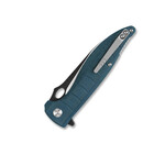 QSP Knife QS117-C Locust Blue vreckový nôž 9,8 cm, satin/čierna, modrá, Micarta