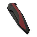 CIVIVI C22011-3 Hypersonic vreckový nôž 9,4 cm, Black Stonewash, čierno-červená burgundy, oceľ, G10