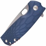 FX-604 BL FOX knives FOX/VOX CORE FOLD. KNIFE BLUE FRN HNDL-N690 STONE WASHED BLADE-ORANGE SPACER