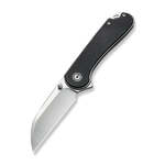 CIVIVI C18062AF-1 Elementum Wharncliffe zsebkés 7,6 cm, szatén, fekete, G10, acél