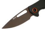MKM MK LV-PGR LOV Green kapesní nůž 7,6 cm, Tan Top Shield, zelená, FRN