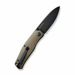 CIVIVI C22007-2 Sokoke vreckový nôž 8,5 cm, Black Stonewash, zelená, Micarta