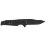 SOG-12-57-01-57 SOG VISION XR Black Straight taktický vreckový nôž 8,5 cm, celočierna, G10