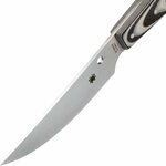 Spyderco FB46GP Bow River outdoorový nôž 11 cm, čierno-šedá, G10, kožené puzdro
