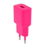 SETTY nástěnná nabíječka 1x USB-A 2,4A LSIM-A-126 Pink růžová (GSM165727)
