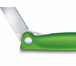 Victorinox 6.7836.F4B Swiss Classic kuchynský zatvárací nôž 11 cm, zelená