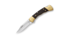 Buck BU-0112BRSFG 112 Ranger kapesní nůž 7,6 cm, ebenové dřevo, kožené pouzdro, drážky