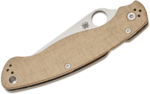C36MPCW2 Spyderco Military 2 Brown Canvas Micarta CPM CRU-WEAR Reveal 14