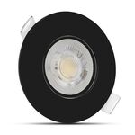 Modee LED okrúhle svietidlo 4,9W 480lm D90xH22mm, neutrálna biela, čierna (ML-DL4000K4,9W-BN)