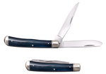 Cold Steel FL-TRPR-B TRAPPER BLUE vreckový nôž s 2 čepeľami 8,4 cm, modrá, kosť