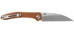 CIVIVI C20004-2 Hadros Satin/Brown kapesní nůž 8,5 cm, hnědá, Micarta