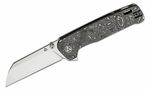 QSP Knife QS130XL-D1 Penguin Plus kapesní nůž 8,6 cm, titan, uhlíkové vlákno, hliník