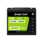 LFPGC12V20AH Green Cell CUBE LiFePO4 20Ah 12.8V 256Wh Lithium Iron Phosphate Battery for Tractor, La