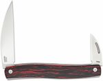 CRKT CR-4810 Forebear Red & Black zsebkés 2 pengével, piros-fekete, G10