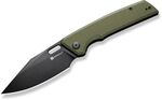 S23018-3 Sencut GlideStrike OD zöld durva G10 fogantyú fekete 9Cr18MoV pengebetét zár