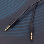 Maxlife audio kabel jack 3.5mm - jack 3.5mm (mini) 1m, černá (OEM0002431)