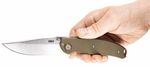 CRKT CR-2471 Butte vreckový nôž s asistenciou 8,5 cm, Stonewash, zelená, G10