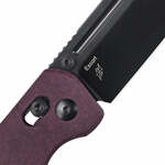 Kizer V4481C1 Escort Red kapesní nůž 8,4 cm, černá, červená, Richlite (kompozit)