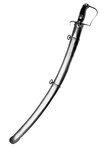 Cold Steel 88SS 1796 Light Cavalry Saber (Steel Scabbard) replika šavle 8,3,8 cm, kůže, ocel