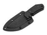 Böker Plus 02BO033 Little Dvalin Spear Point Black pevný nůž 8 cm, černá, G10, titan, pouzdro Kydex