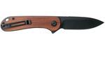 CIVIVI C907U Elementum Cuibourtia Wood/Black  vreckový nôž 7,5cm, čierna, drevo