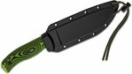 ESEE 6PVG-007 MODEL 6 VENOM nôž na prežitie 16,5 cm, neónová čierno-zelená, G10, puzdro