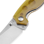 Kizer V4593C5 Towser K PEI vreckový nôž 8,6 cm, žltá, PEI (plast)