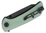 S22014-2 Sencut Fritch Natural G10 Handle Black Stonewashed 9Cr18MoV Blade Liner Lock