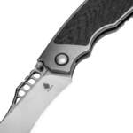 Kizer Ki4642A1 Huntsmen vreckový nôž do prírody 9,7 cm, čierna, sivá, uhlíkové vlákno, titán