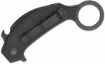 FX-826 FOX knives KARAMBIT PIKAL FOLDING KNIFE, N690 BLACK IDROG.BLADE, G10 BLACK HANDLE