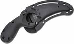 CRKT CR-2516K Bear Claw™ Black outdoorový nůž 6 cm, celočerná, GFN, pouzdro 