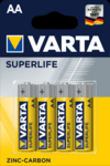 Varta 4x Zinc Carbon Superlife R6 AA (Blister)