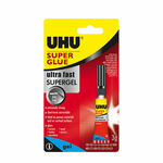 UHU Super Glue Gel 3g sekundové lepidlo (1100040360)