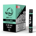 Puff House Cool Mint Jednorazová e-cigareta, mäta s mentolom