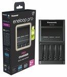 BQ-CC65 Panasonic Eneloop EKO nabíječka pro NiMH baterie, 4 samostatné sloty, LCD displej