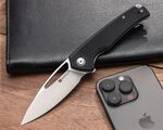 S21013-1 Sencut Mims Black G10 Handle Satin Finished 9Cr18MoV Blade Liner Lock