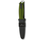 Victorinox 3.0902.4 Venture Olive vonkajší nôž 10,5 cm, olivovo zelená, polymér TPE, puzdro 