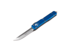 Microtech 123-11LEO Ultratech Partial Serrated Leo automatický nôž 8,8 cm,modro-čierna, hliník