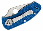 Spyderco C148PBL Ambitious Lightweight Blue najmenší vreckový nôž 5,9 cm, modrá, FRN