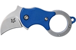 FX-535 BL FOX knives FOX MINI-KA FOLDING KNIFE BLUE NYLON HANDLE-1.4116 STAINLESS ST. SANDBLASTED BL