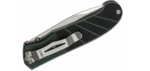 CRKT CR-6850 IGNITOR® Black/Green vreckový nôž 8,6 cm, čierno-zelená, G10