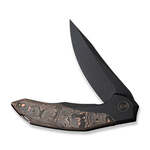 We Knife WE22008B-1 Merata vreckový nôž 9,4 cm, Black Stonewash, titán, meď, uhlíkové vlákno, LE