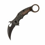 FX-599TiC FOX knives FOX KARAMBIT FRAME LOCK WITH CARBON FIBER HANDLE CERAKOTE BLADE