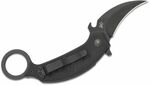 FX-826 FOX knives KARAMBIT PIKAL FOLDING KNIFE, N690 BLACK IDROG.BLADE, G10 BLACK HANDLE