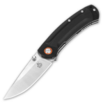 QSP Knife QS109-A Copperhead Black vreckový nôž 8,9 cm, satin, čierna, G10