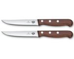 Victorinox 5.1200.12G Wood Steak Knife Set sada steakových nožů 2ks 12cm dřevo